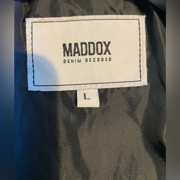 Host pick 🌟Maddox - Marsden Hood leather Jacket in Black - size L - Picture 6 of 7